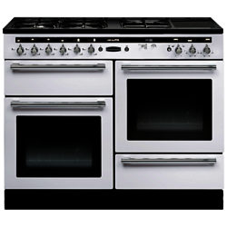 Rangemaster Hi-LITE 110 Dual Fuel Range Cooker White